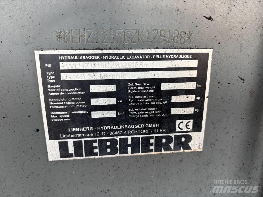 Liebherr LH 40 Port Stroje pre manipuláciu s odpadom