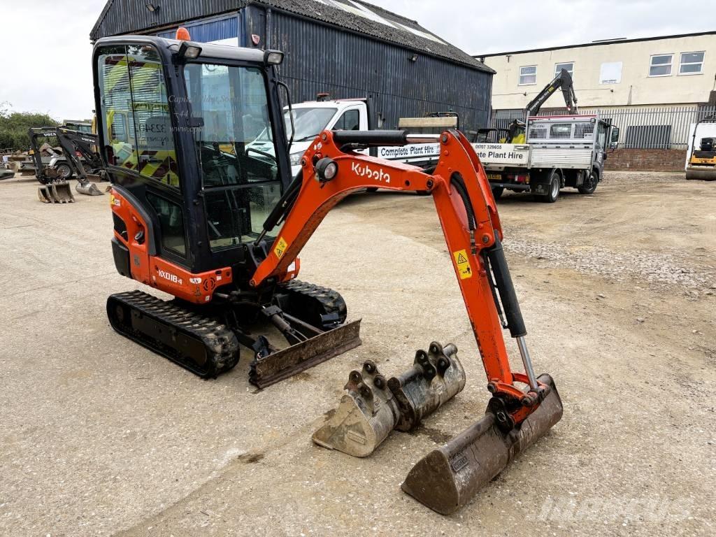 Kubota KX 018-4 Mini rýpadlá < 7t