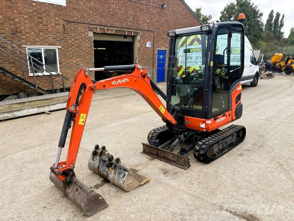 Kubota KX 018-4 Mini rýpadlá < 7t
