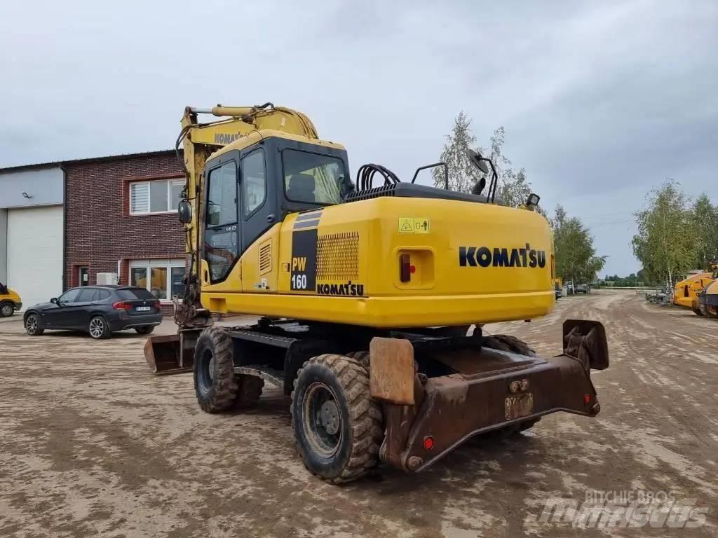 Komatsu PW 160-7 Kolesové rýpadlá