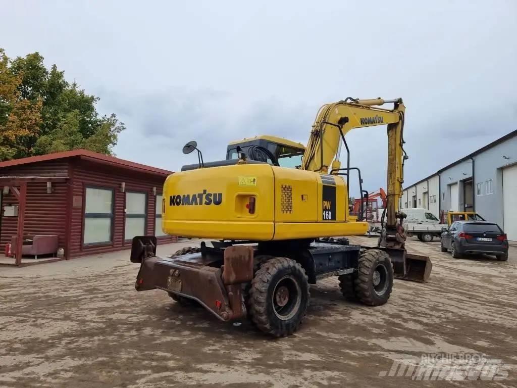 Komatsu PW 160-7 Kolesové rýpadlá