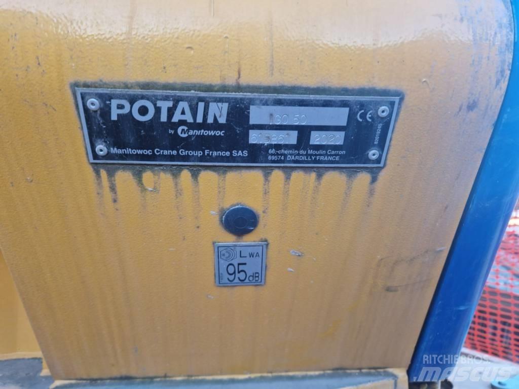Potain IGO 50 Rychlostavitelné žeriavy