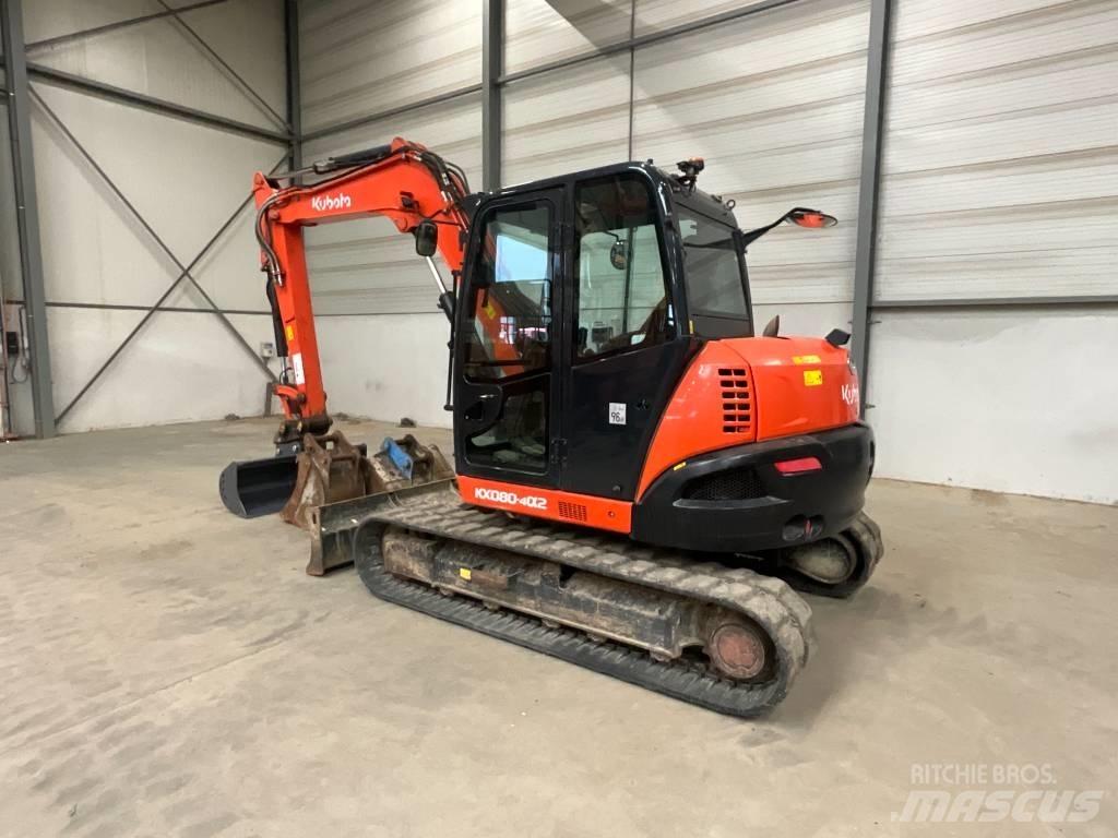Kubota KX 080-4 A 2 Midi rýpadlá 7 t - 12 t