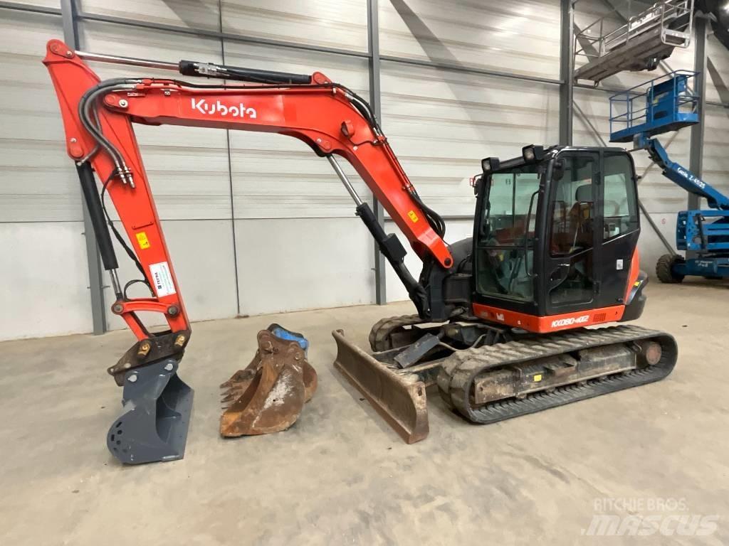 Kubota KX 080-4 A 2 Midi rýpadlá 7 t - 12 t