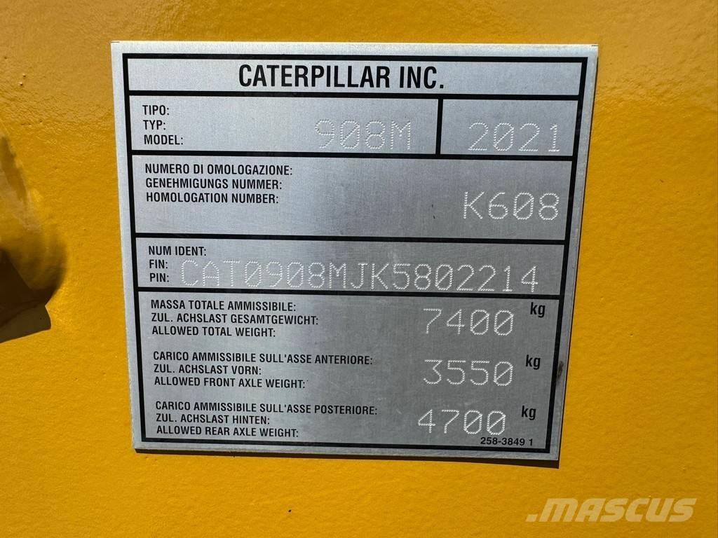 CAT 908M CE + EPA Kolesové nakladače