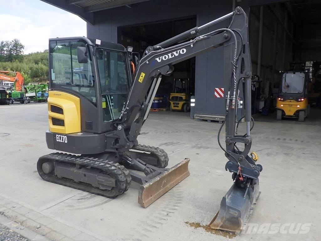 Volvo EC 27 D Mini rýpadlá < 7t