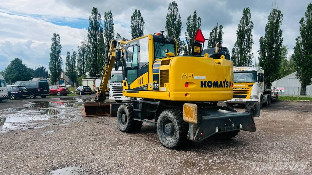 Komatsu PW 158 Kolesové rýpadlá
