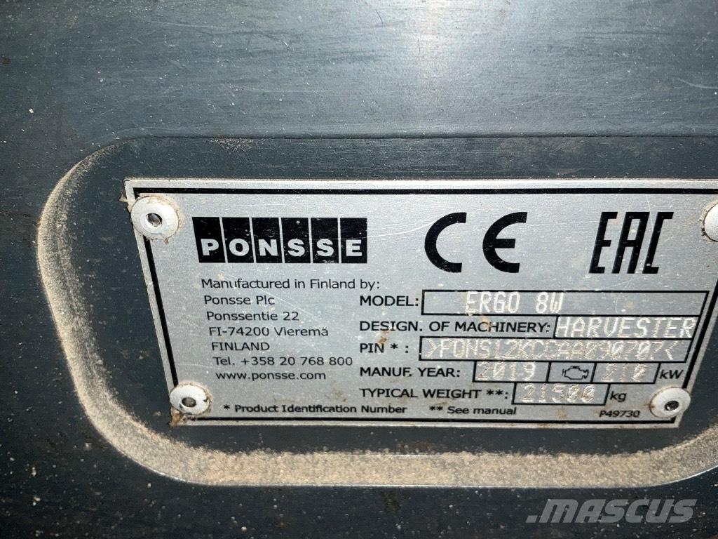 Ponsse ERGO 8W Harvestory