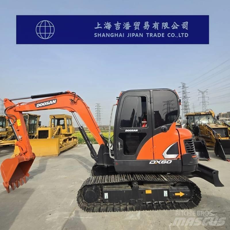 Doosan DX 60 Pásové rýpadlá
