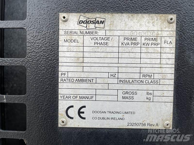 Doosan G 40 Naftové generátory