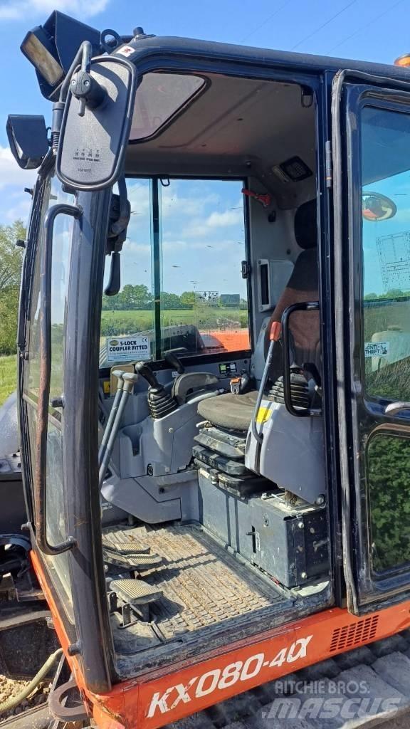 Kubota KX 080-4 Midi rýpadlá 7 t - 12 t