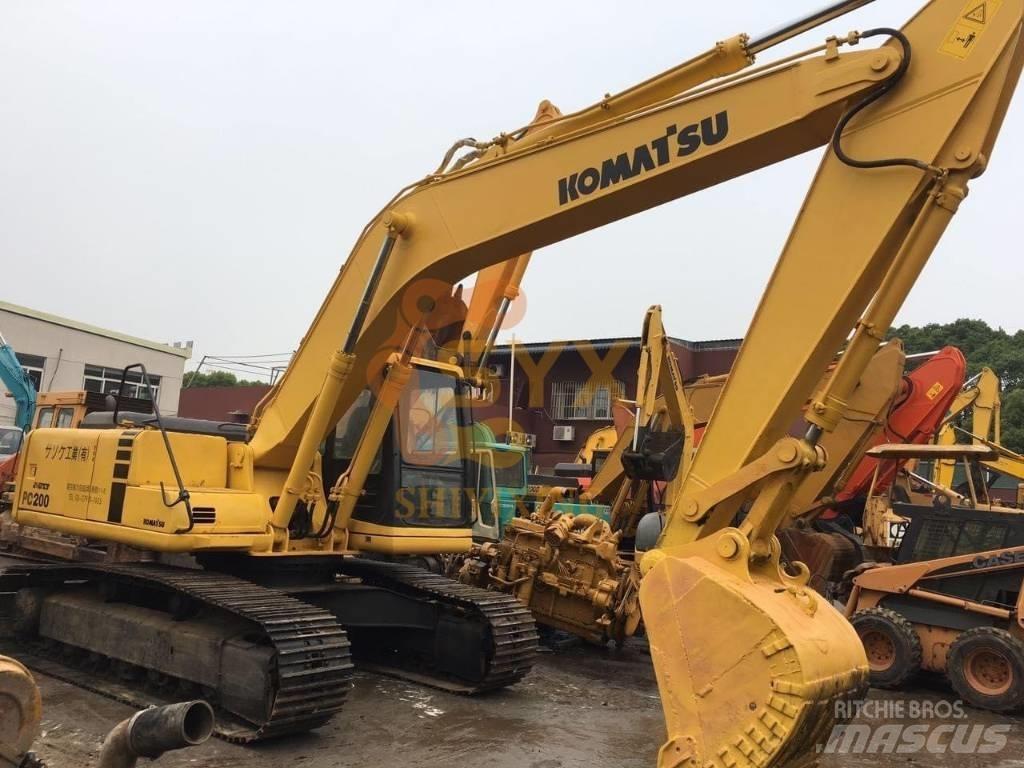Komatsu PC 200 Pásové rýpadlá