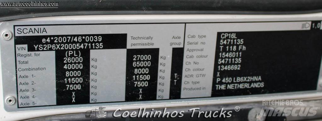 Scania P 450 Nosiče kontajnerov/Prepravníky kontajnerov