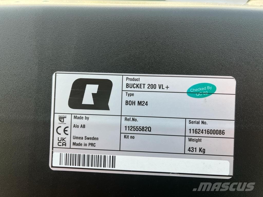  Ålø VL+ 200 Kornskovl Teleskopické manipulátory