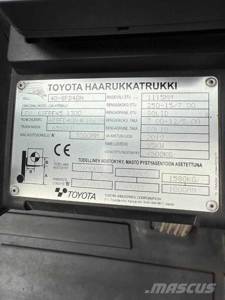 Toyota 40-8 FD 40 N Dieselové vozíky