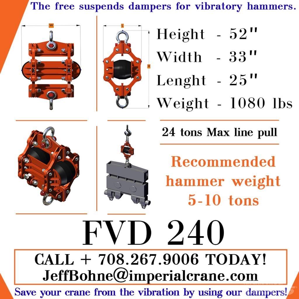  Finaros FVD 240 Hydraulické baranidlá na zatĺkanie pilotov