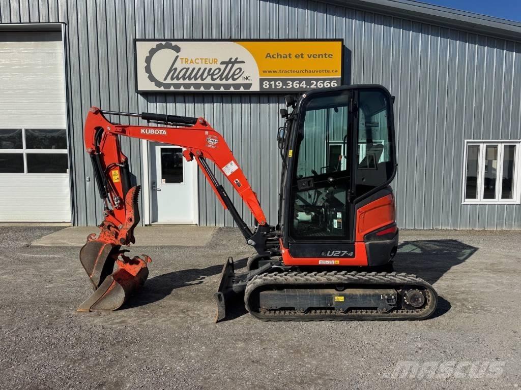 Kubota U 27-4 Mini rýpadlá < 7t