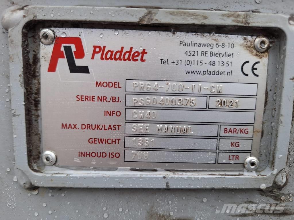 Pladdet PRG 4-700-II Drapáky