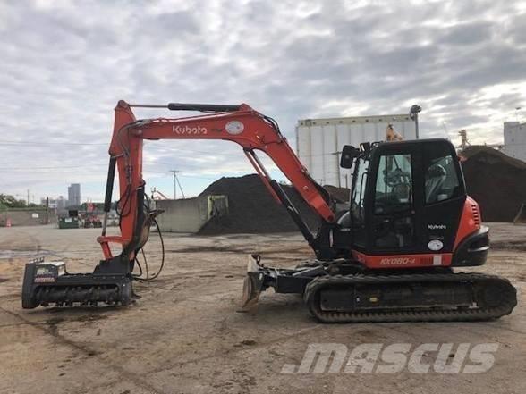 Kubota KX 080-4S2 Pásové rýpadlá