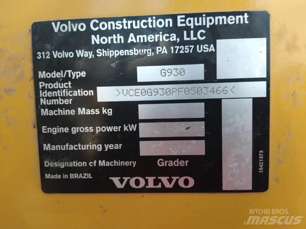 Volvo G 930 Grejdery
