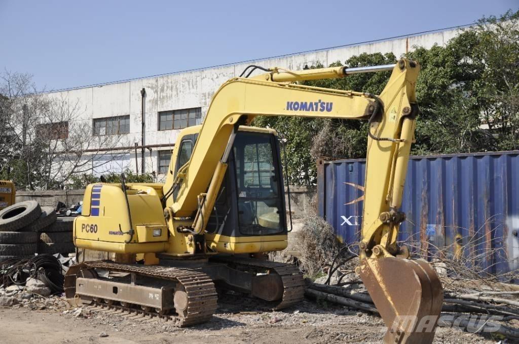 Komatsu PC 60 Pásové rýpadlá