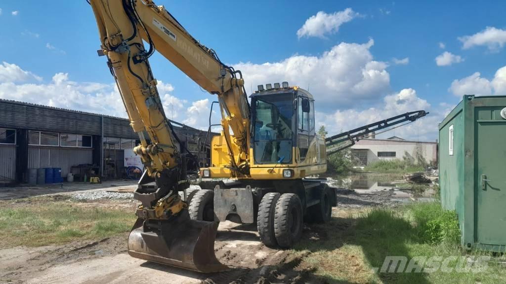 Komatsu PW 140-7 Kolesové rýpadlá