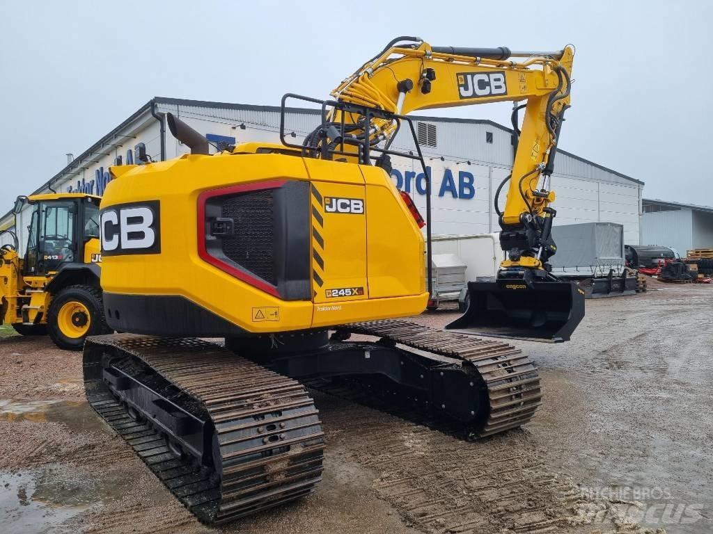 JCB 245 XR Pásové rýpadlá