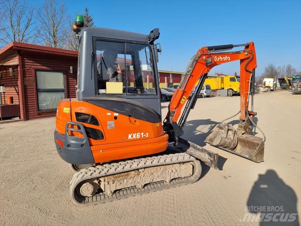Kubota KX 61-3 Mini rýpadlá < 7t