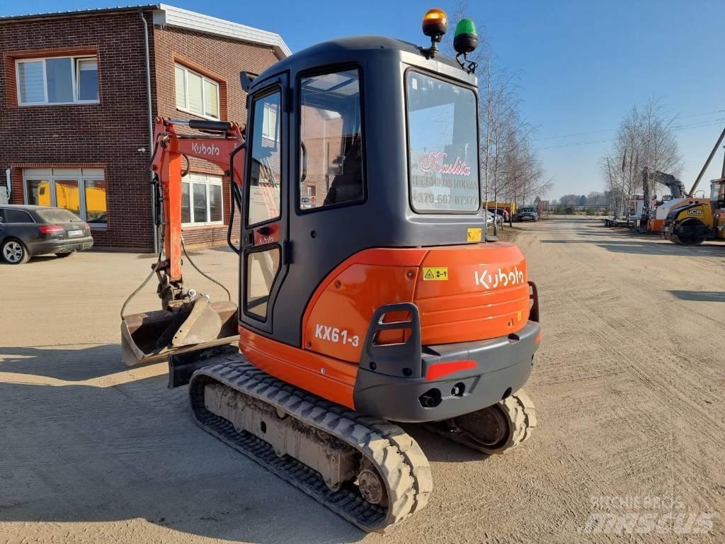 Kubota KX 61-3 Mini rýpadlá < 7t