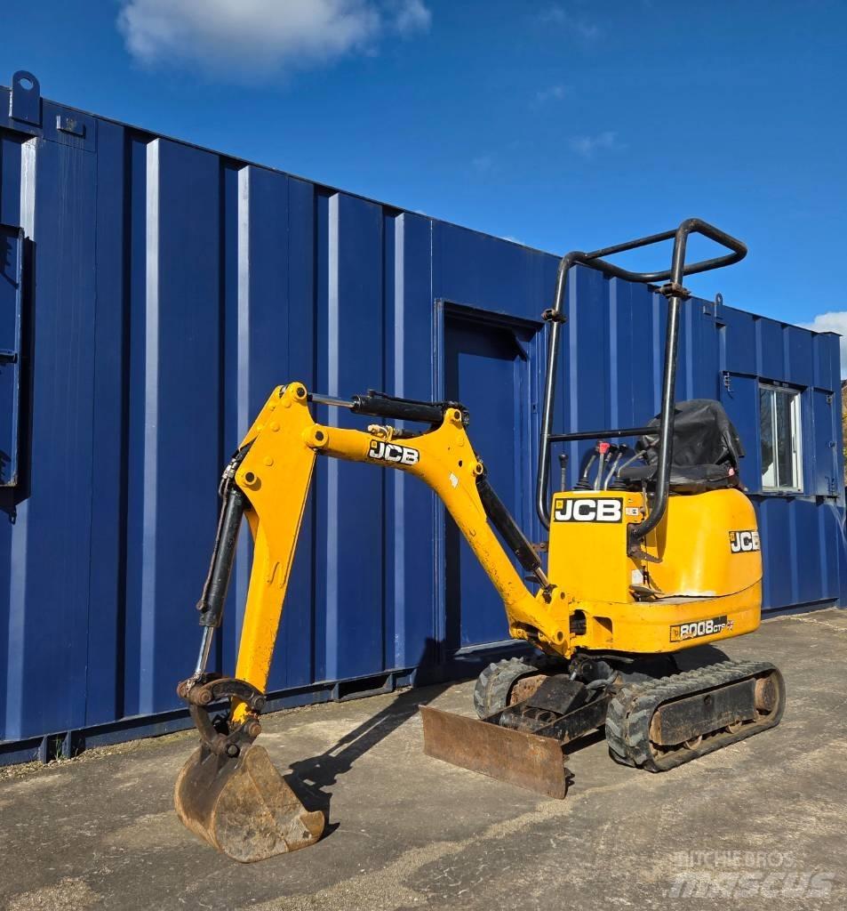 JCB 8008 CTS 3 Bkts Mini rýpadlá < 7t