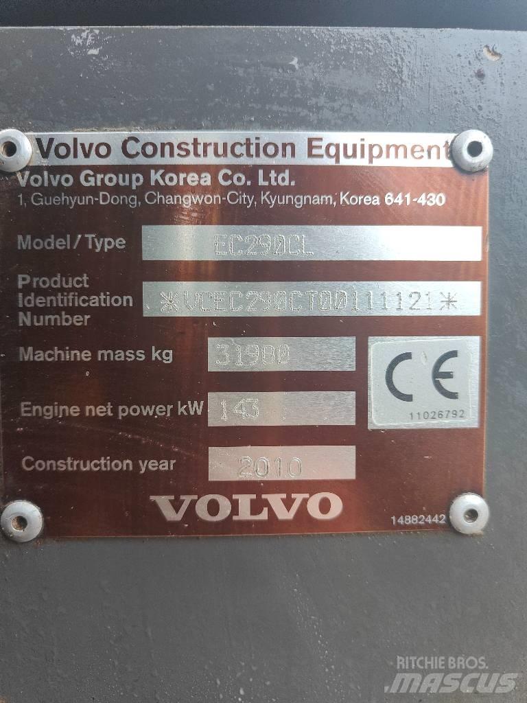 Volvo EC 290 C L Pásové rýpadlá
