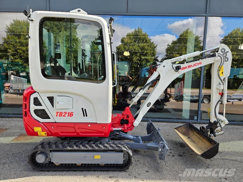 Takeuchi TB 216 Mini rýpadlá < 7t