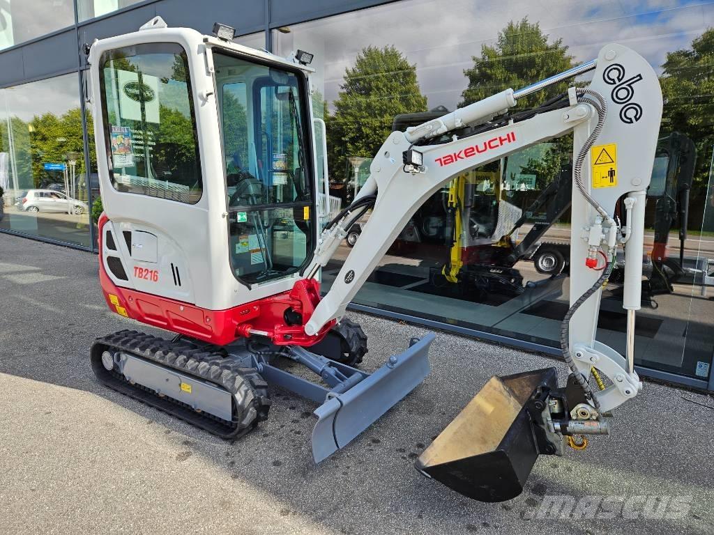 Takeuchi TB 216 Mini rýpadlá < 7t