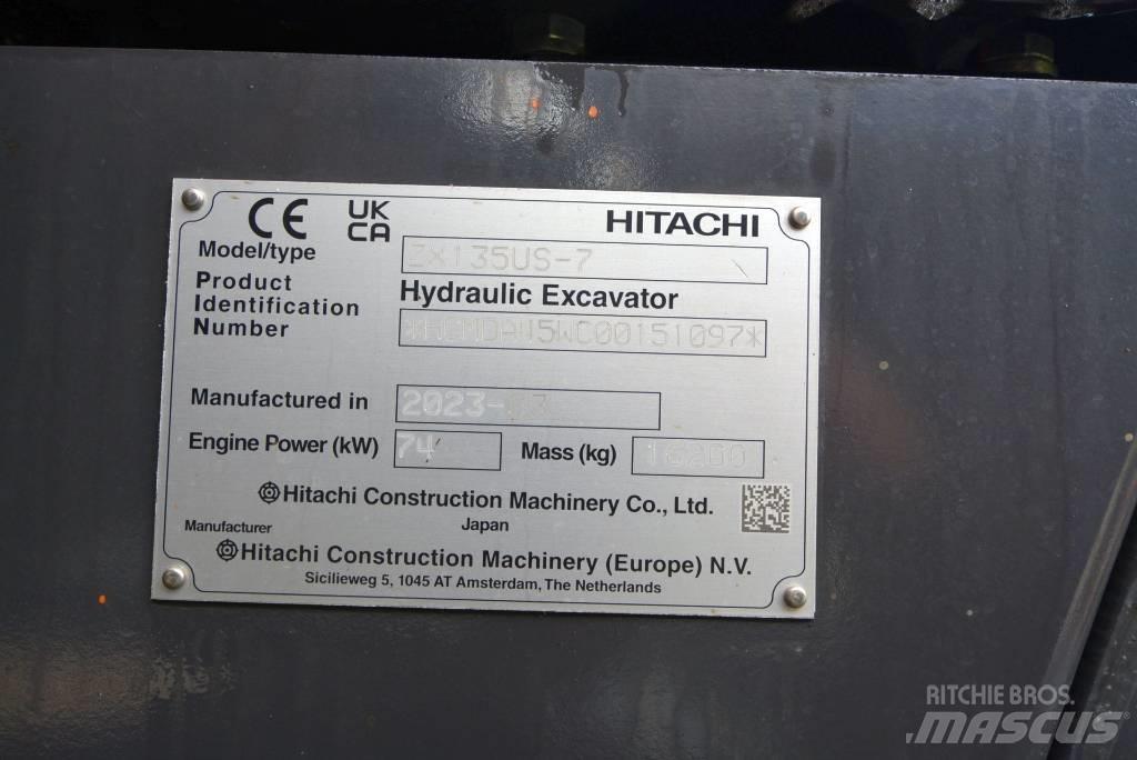 Hitachi ZX 135 US-7 Pásové rýpadlá