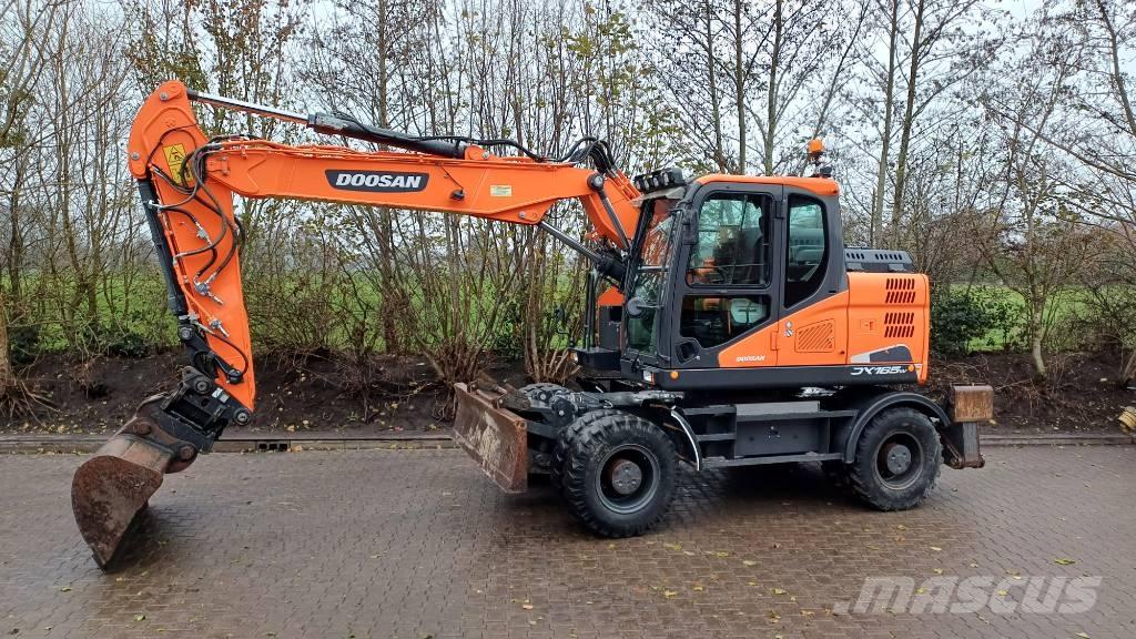 Doosan DX 165 W-5 Kolesové rýpadlá