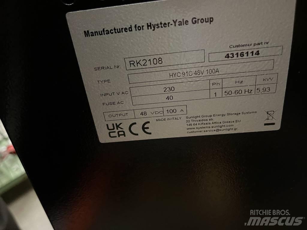 Hyster H91C Nabíjačky