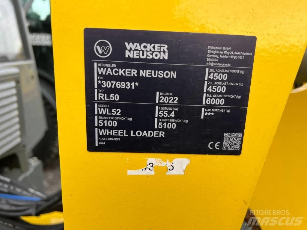 Wacker Neuson WL 52 Kolesové nakladače