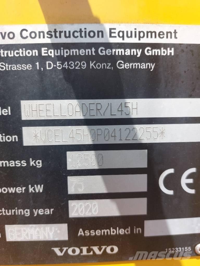 Volvo L 45 H Kolesové nakladače