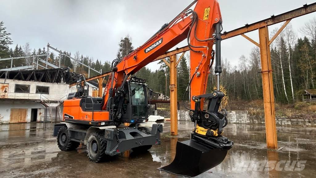 Doosan DX 170 W Kolesové rýpadlá