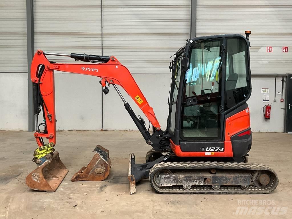 Kubota U 27-4 Mini rýpadlá < 7t