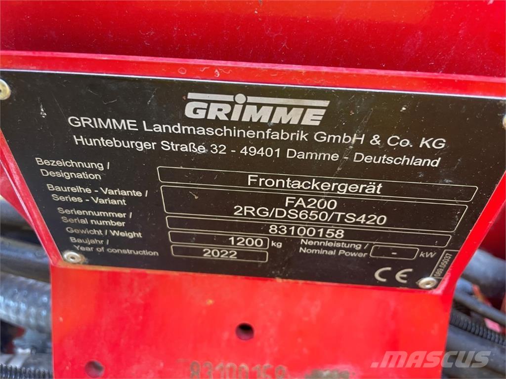 Grimme FA 200 Zariadenie na pestovanie zemiakov - Iné