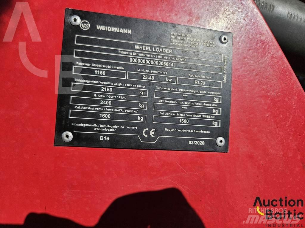 Weidemann 1160 Kolesové nakladače
