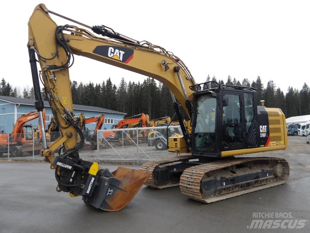CAT 316 F Pásové rýpadlá