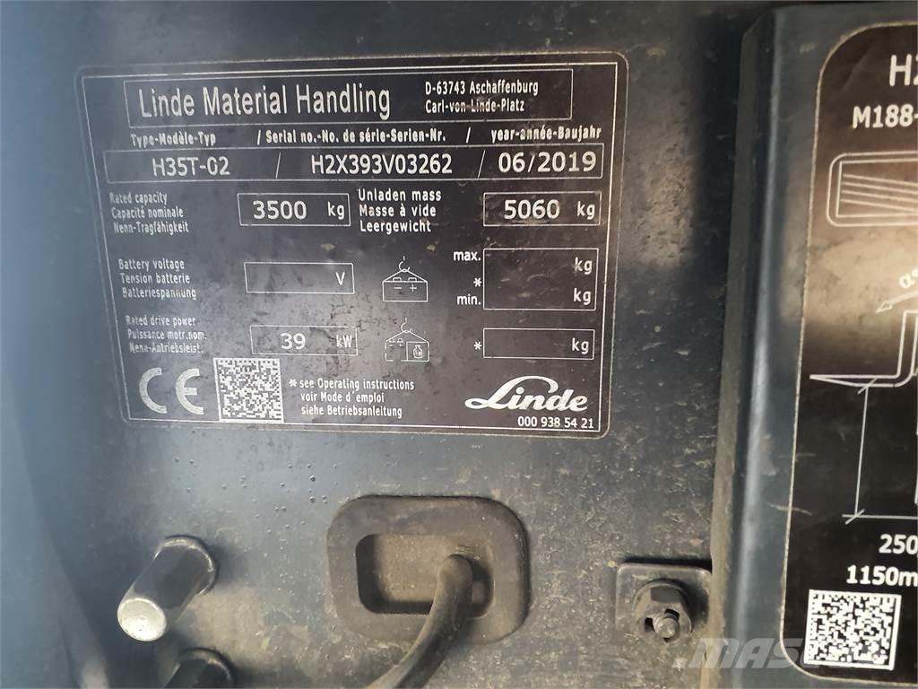 Linde H35T LPG vozíky