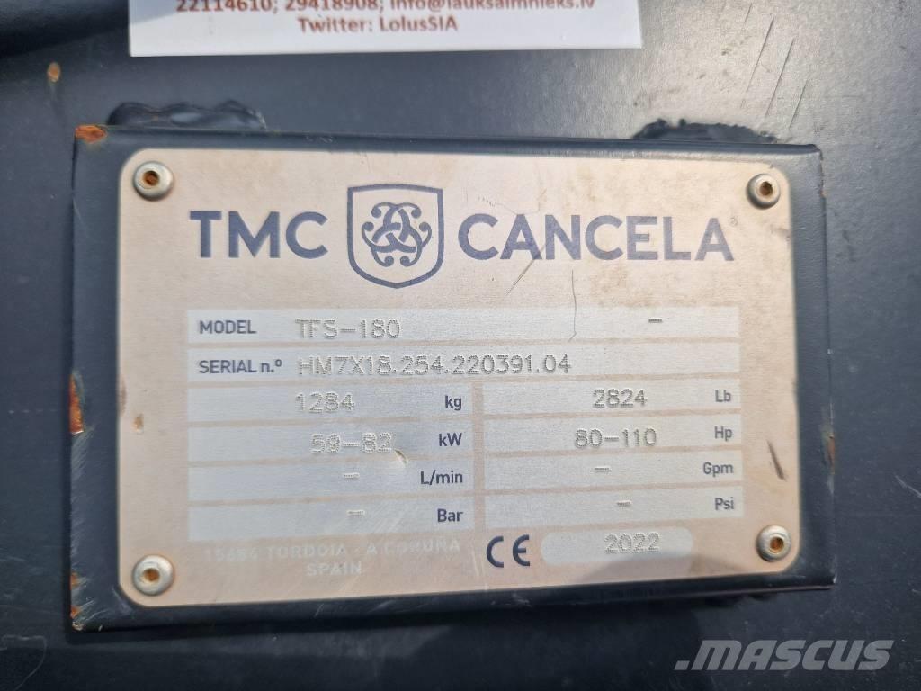 TMC Cancela TFS-180 Rotačné brány a pôdne frézy