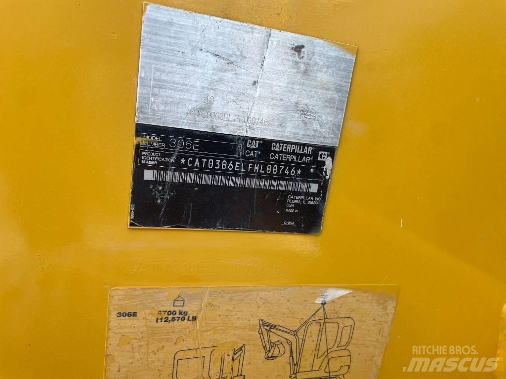 CAT 306E2 Mini rýpadlá < 7t
