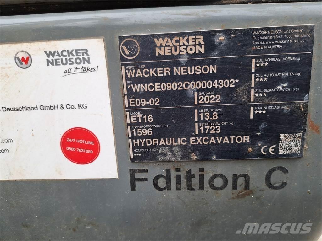 Wacker Neuson ET16 Pásové rýpadlá