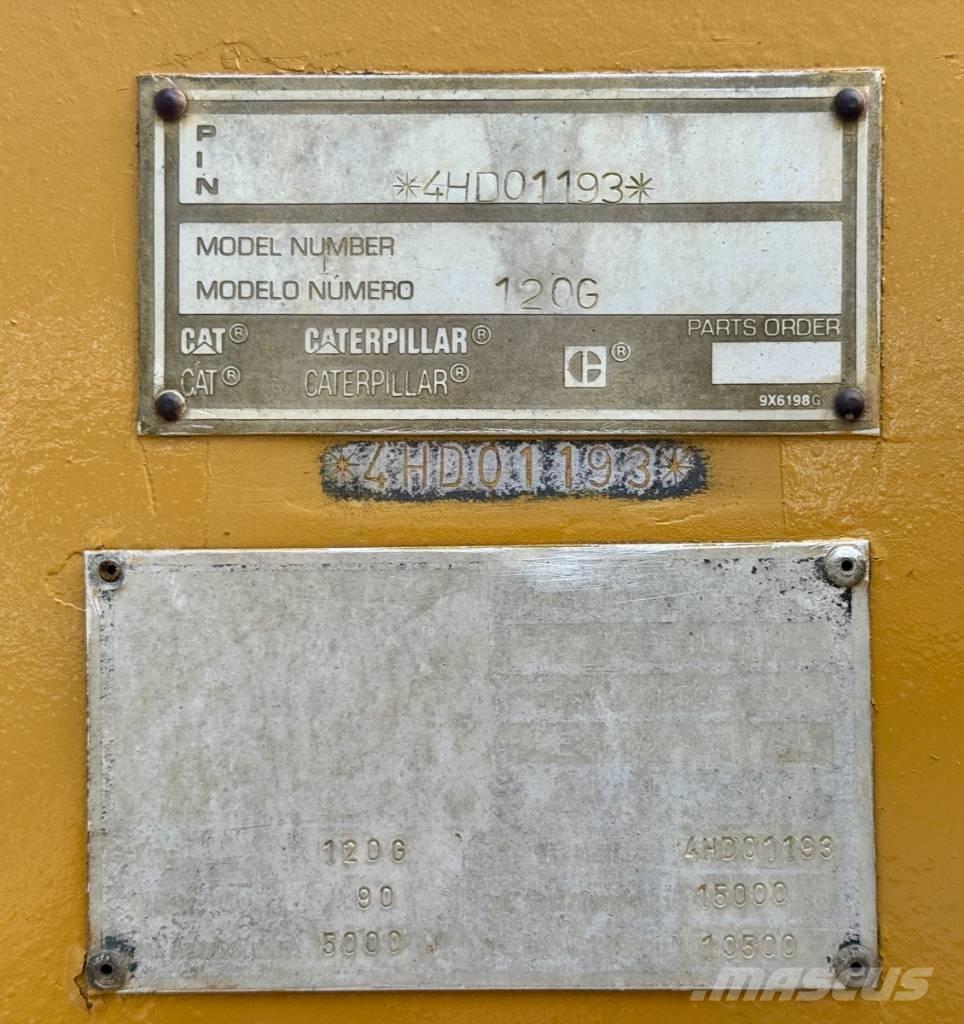 CAT 120 G Grejdery
