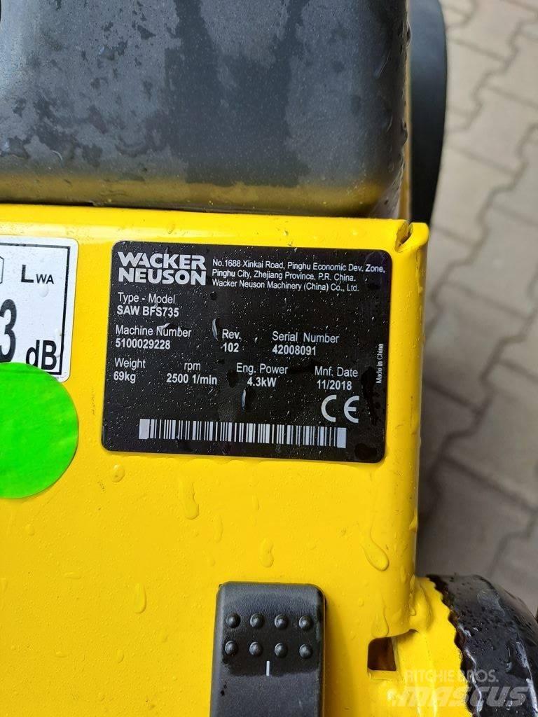 Wacker Neuson BFS735 Píly na betón a kameň