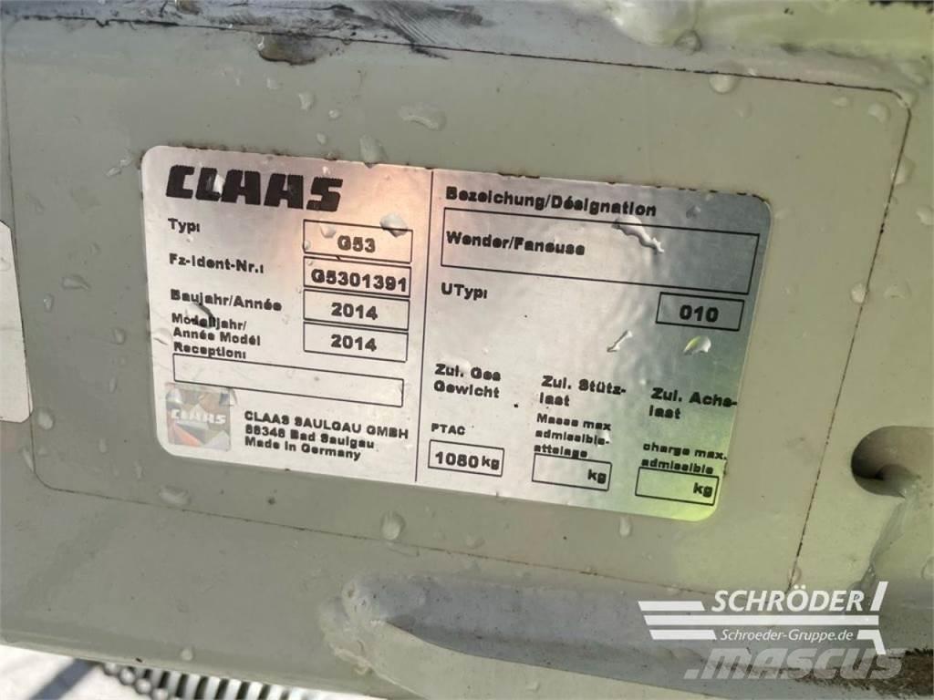 CLAAS VOLTO 800 Obracače a zhrabovače sena